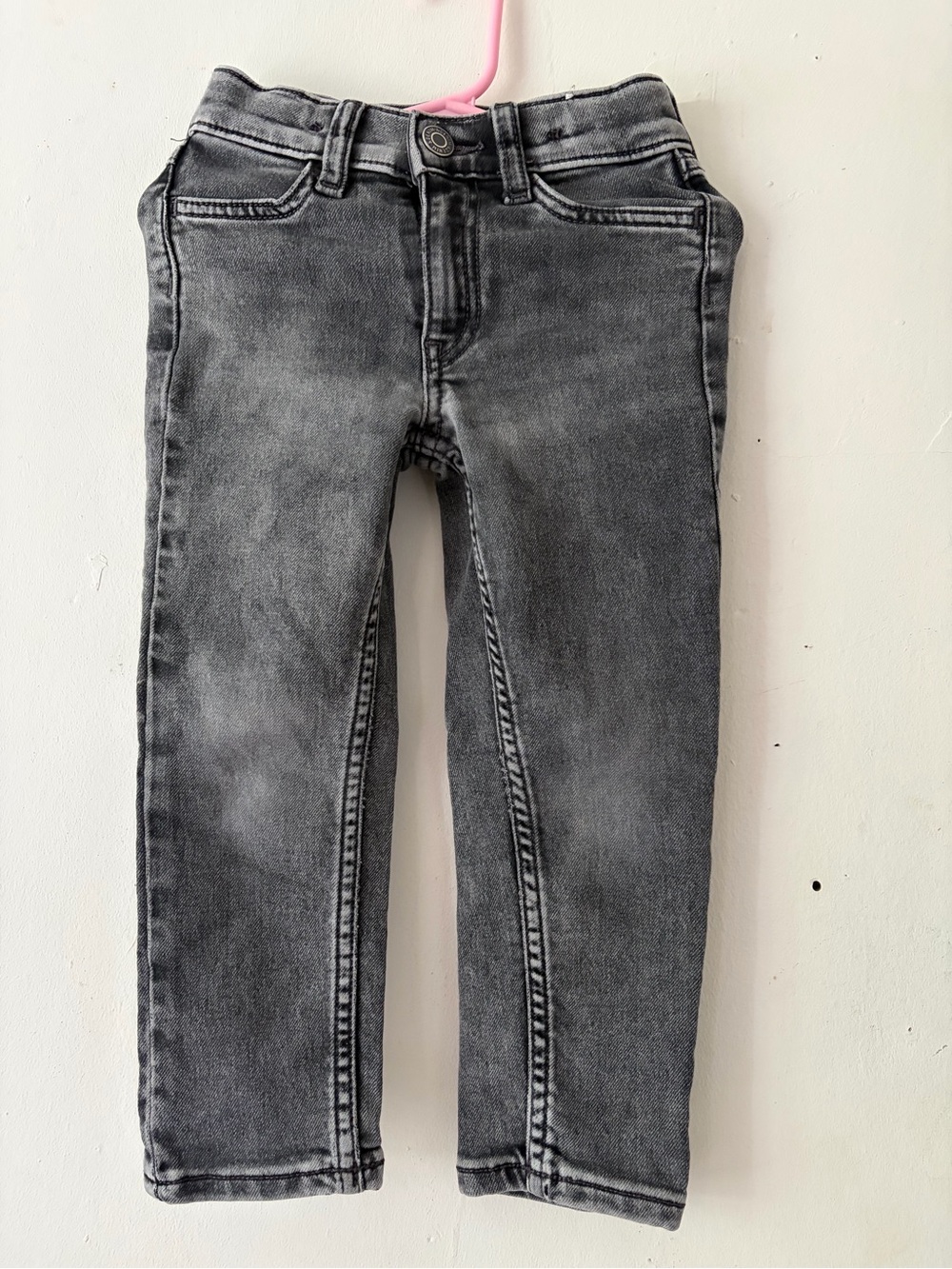 H&M Men's Washed Gray Skinny Jeans